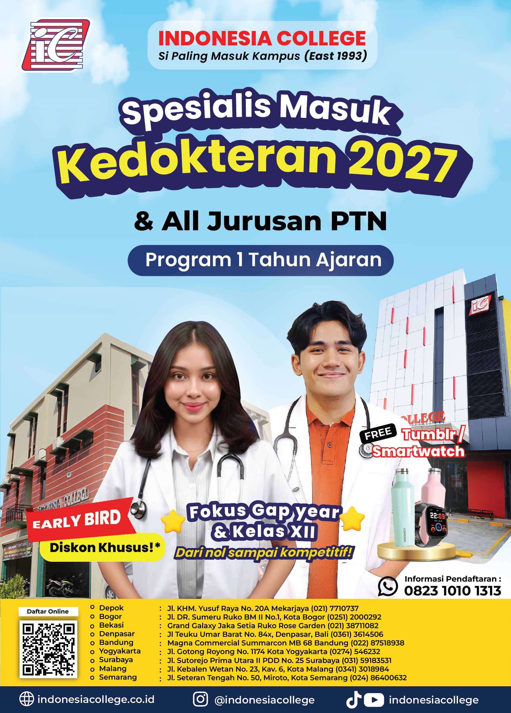Bimbel Kedokteran 1 Tahun Ajaran 2027